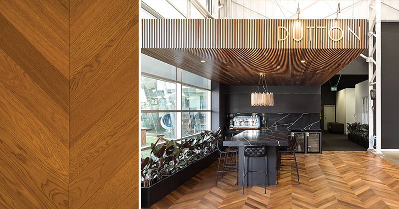 Chevron Timber Flooring